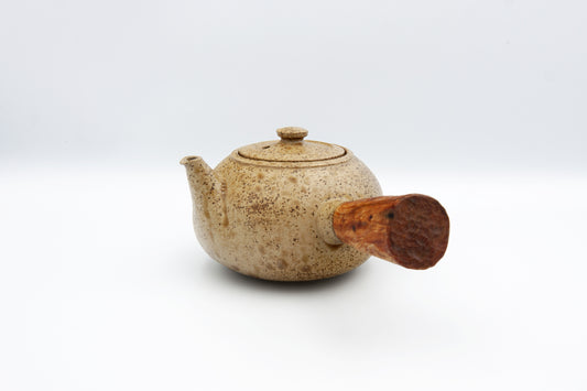Large kyūsu teapot, set with bowl