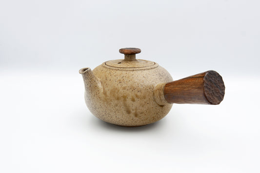 Large kyūsu teapot, set with bowl