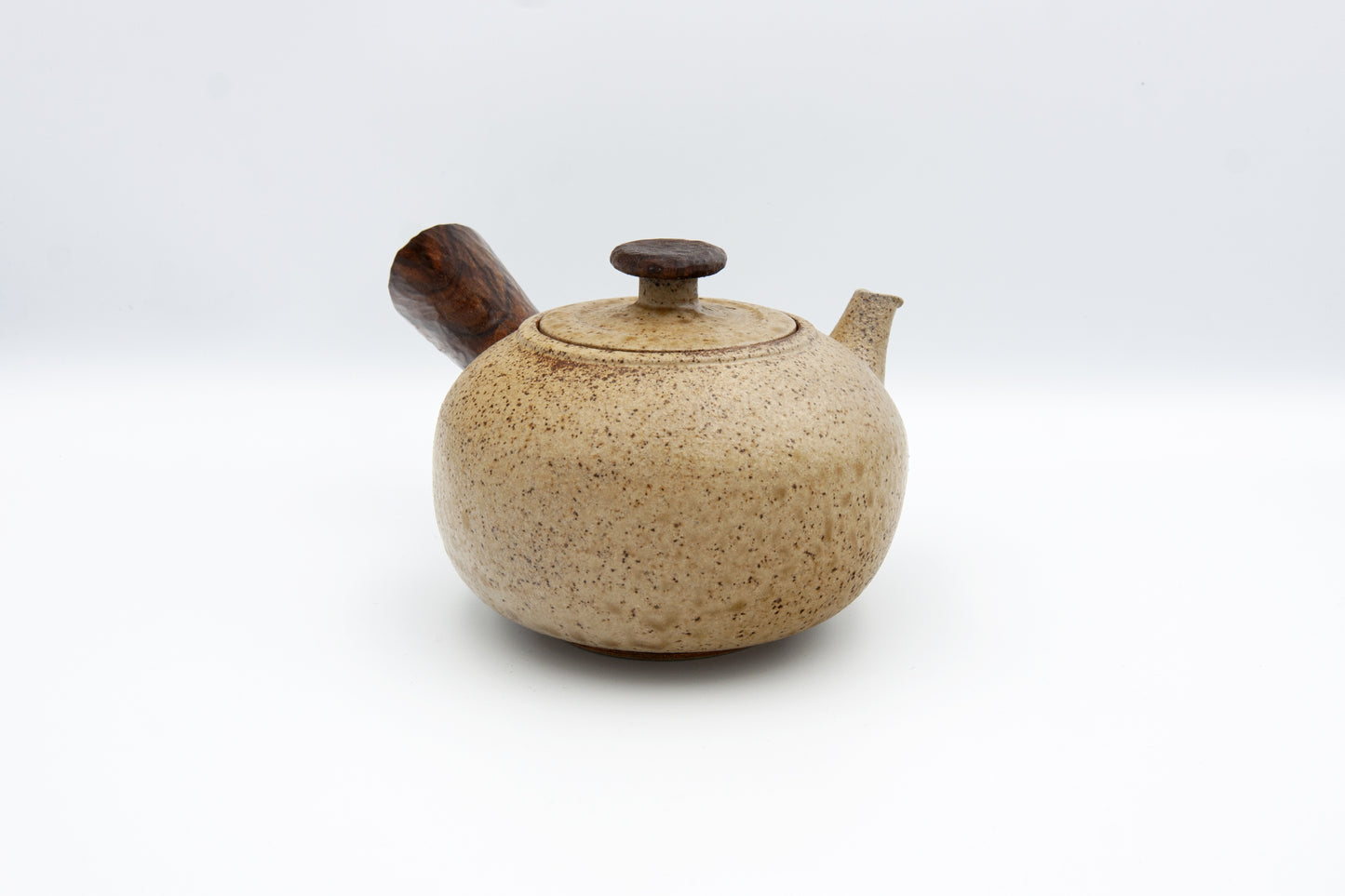Large kyūsu teapot, set with bowl