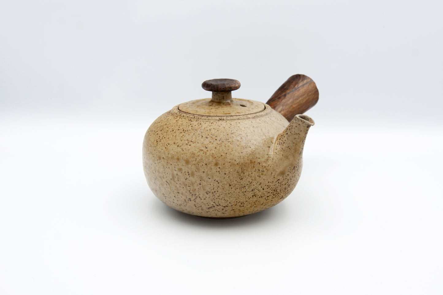 Large kyūsu teapot, set with bowl