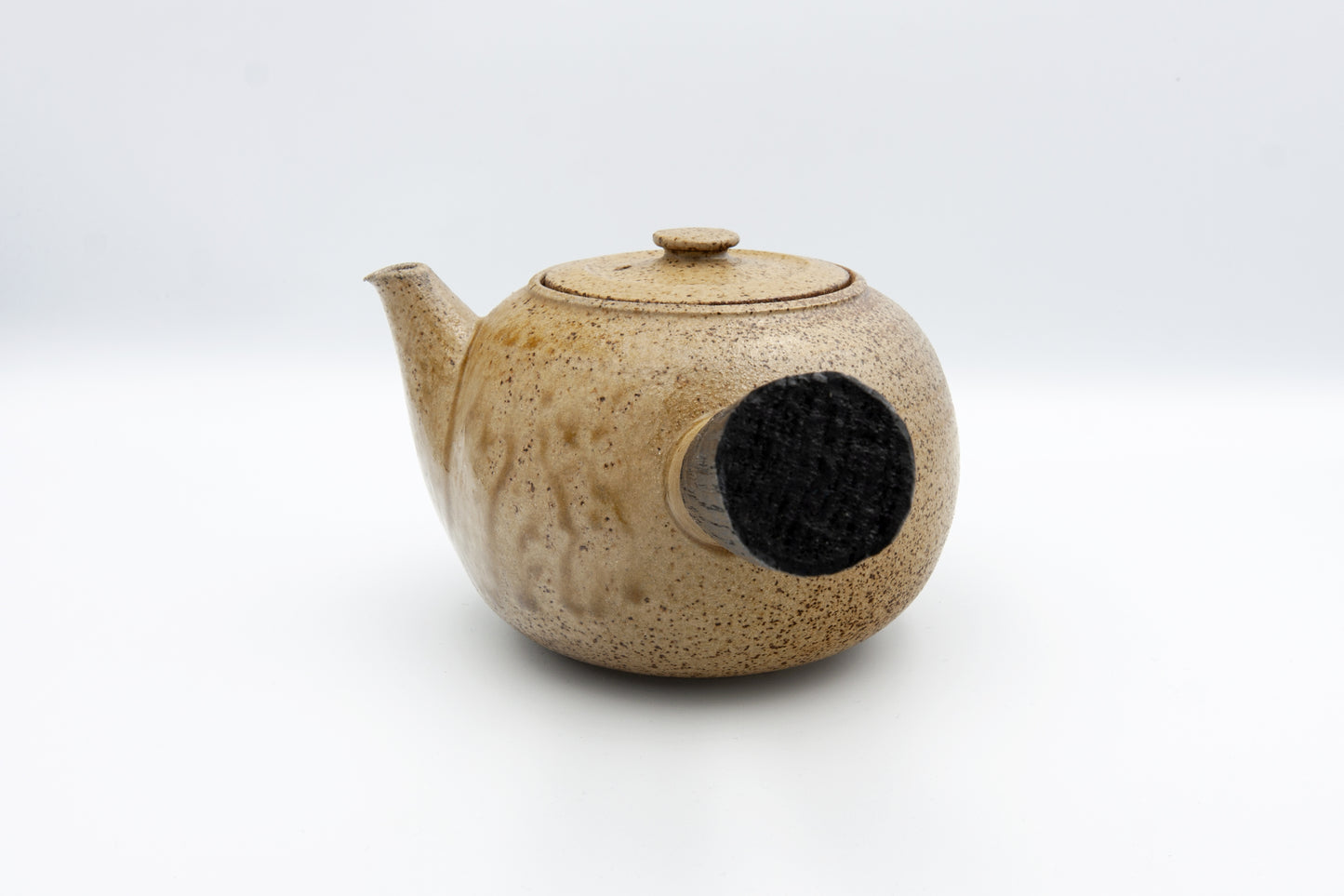 Large kyūsu teapot, set with bowl
