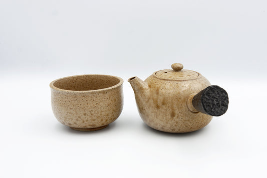 Kyūsu teapot, set with bowl